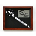 Black Ceremonial Scissors Display Case for 15" Chrome Ceremonial Scissors